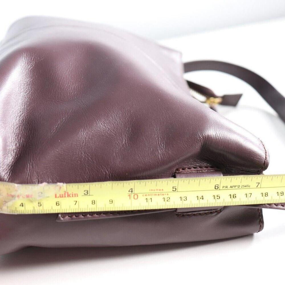 Marks & Spencer Women's One Size Maroon Faux Leather Shoulder Bag - Picture 10 of 15